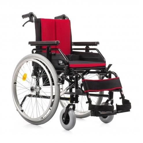 Wózki inwalidzkie dla dorosłych, wykonane ze stopów lekkich